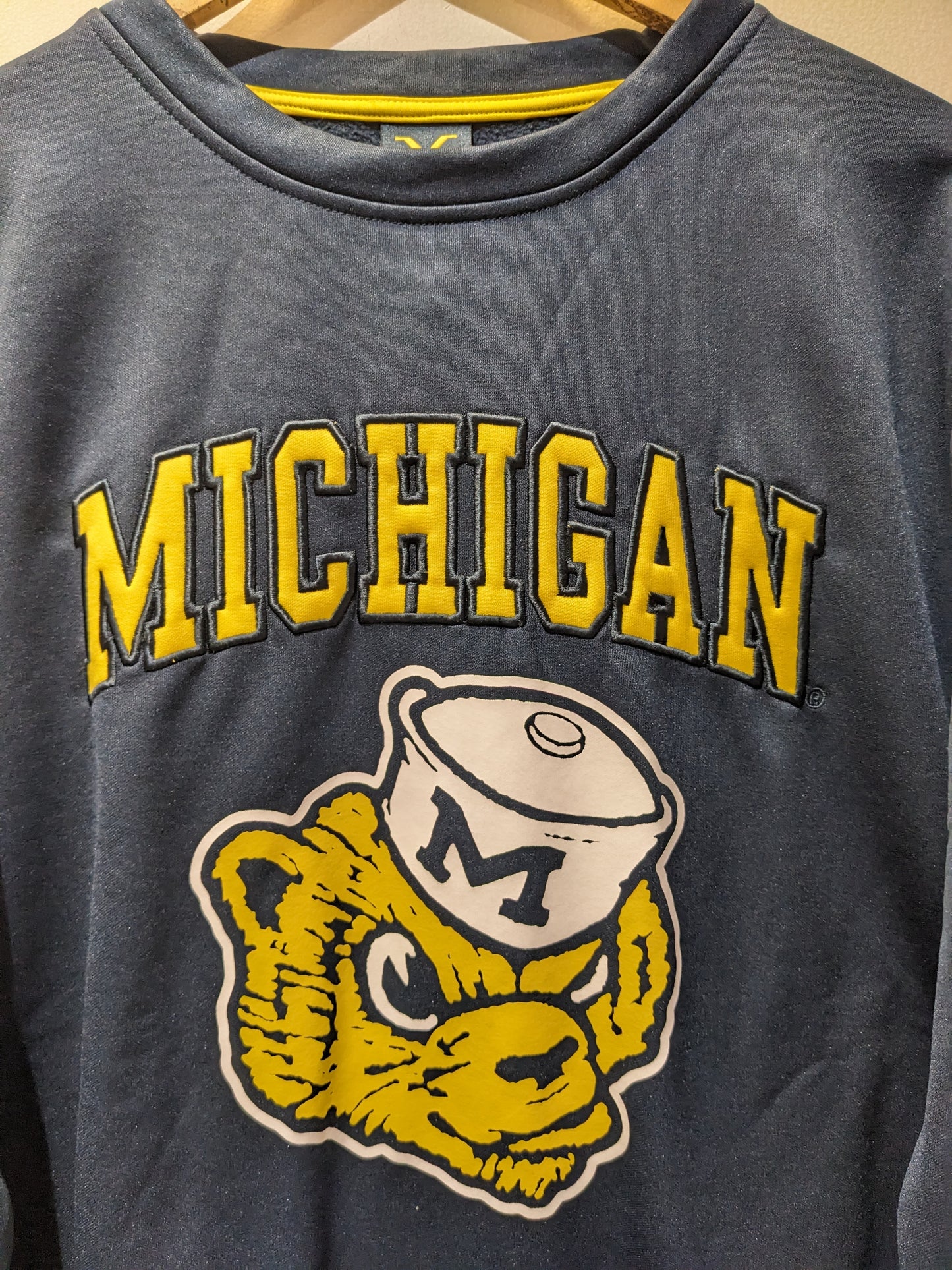 Vintage Michigan university sweatshirts  blue