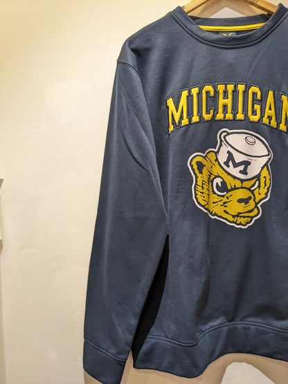 Vintage Michigan university sweatshirts  blue