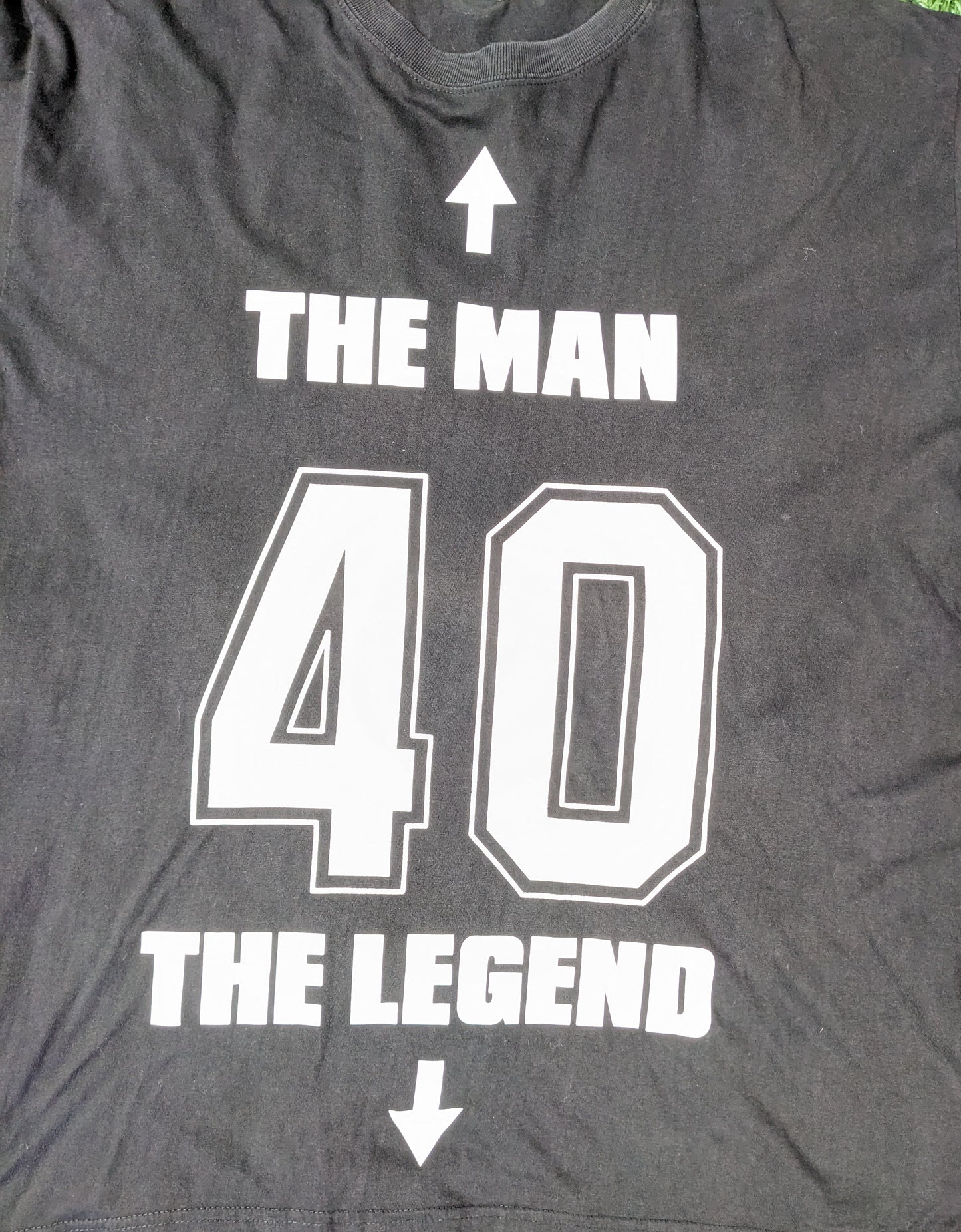 T-Win The Man 40 The Legend Tee