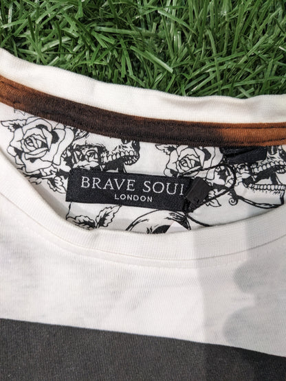 Brave Soul Men's Viggo White Tee