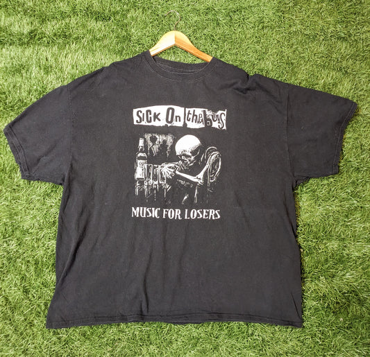 Sick On The Bus Music For Losers Tee