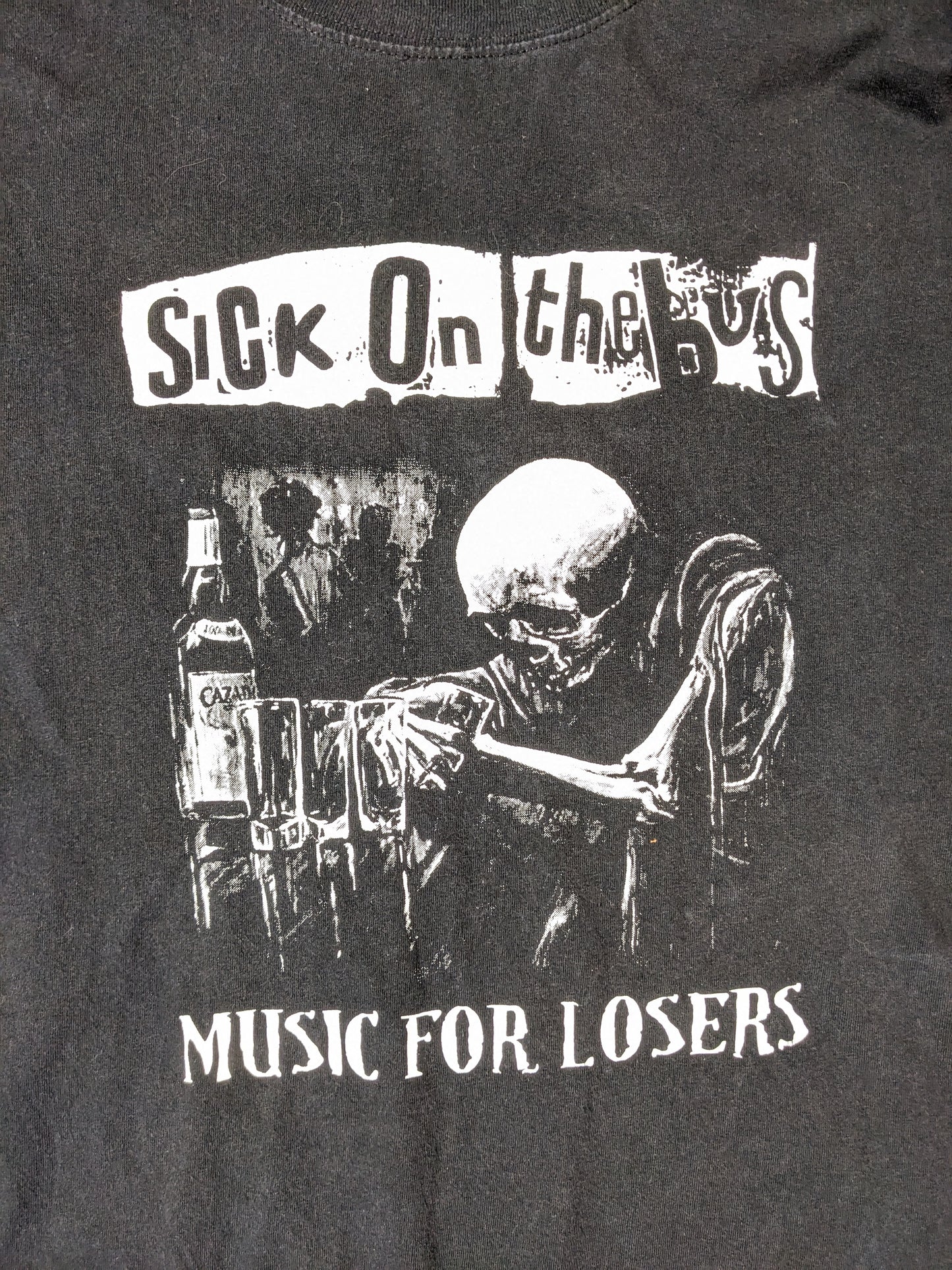 Sick On The Bus Music For Losers Tee