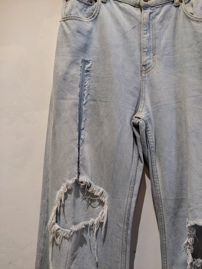 Pull & Bear Light Blue Straight Fit Jeans