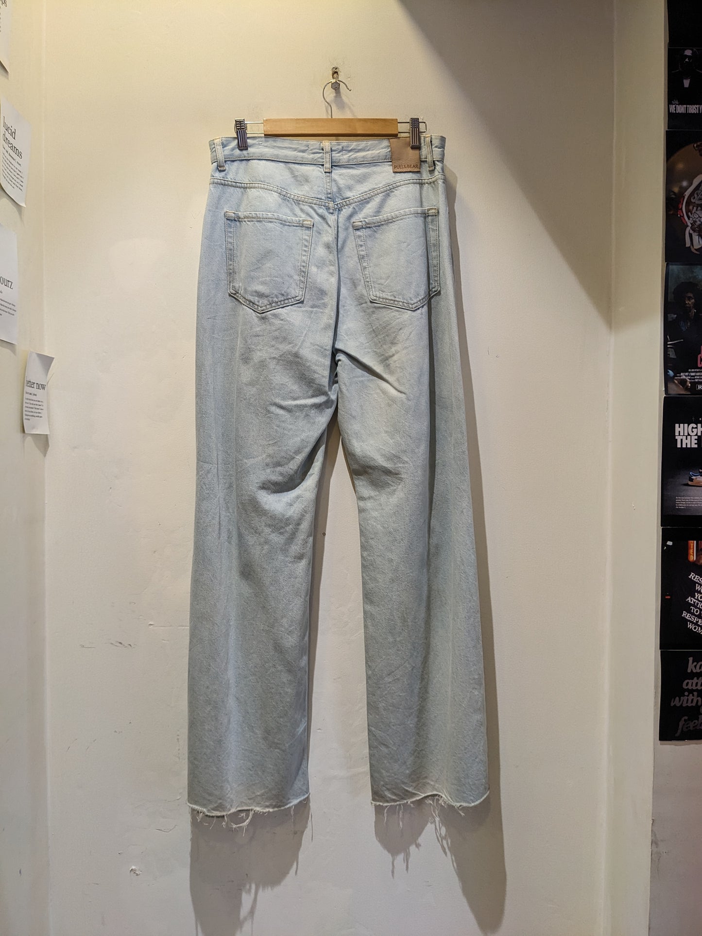 Pull & Bear Light Blue Straight Fit Jeans