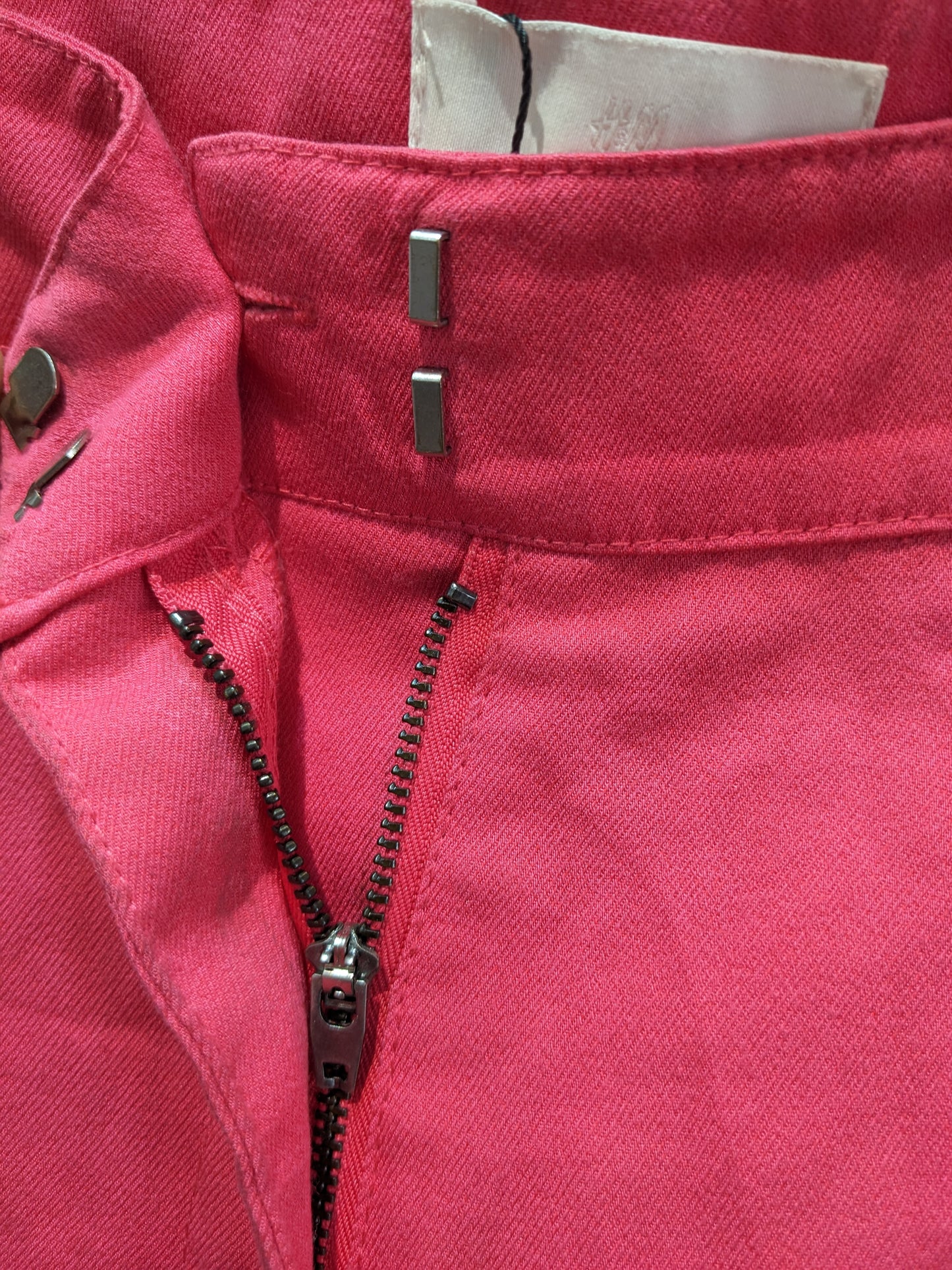 Womens pink Flap Pocket Side Cargo Pants