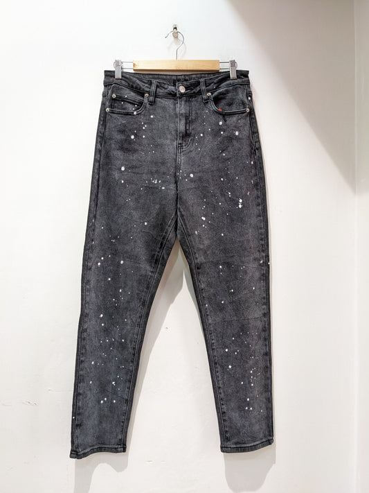 Rue21 Black Printed Jeans