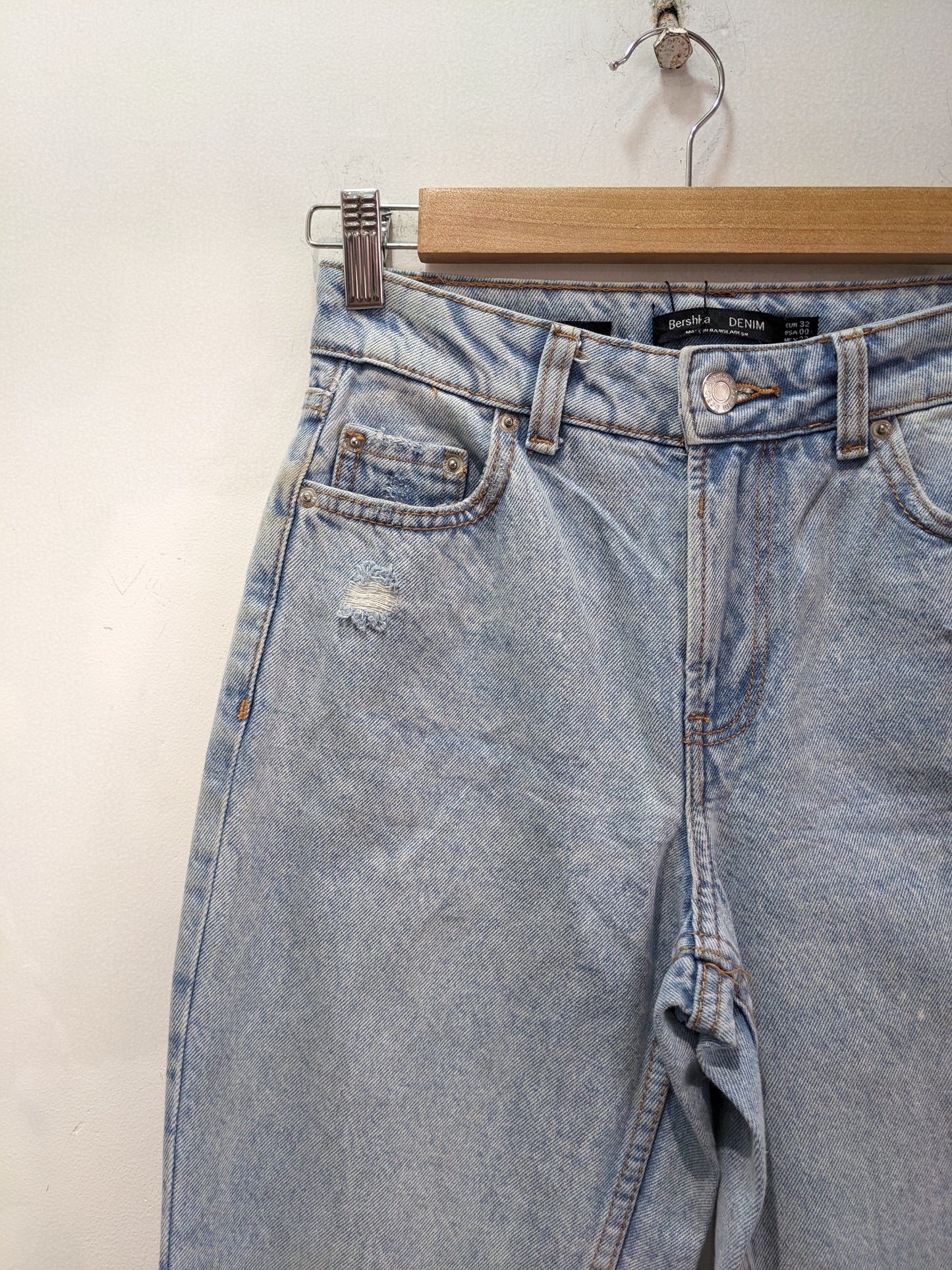 Bershka Blue Denim Jeans