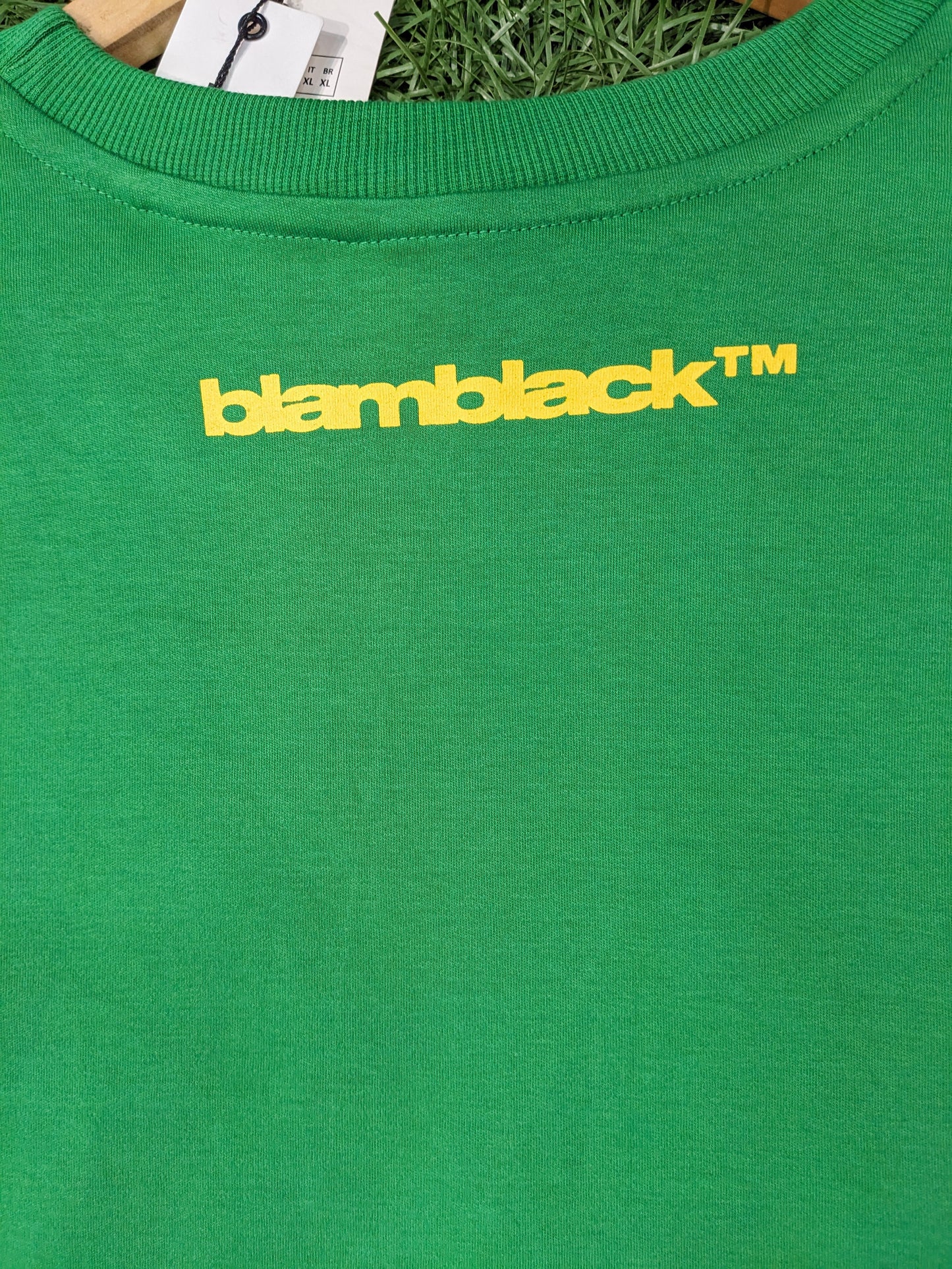 Blamblack Game On Green Tee