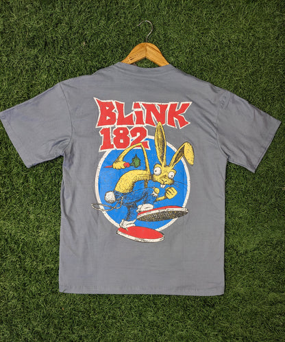 Pull&Bear Blink-142 Crappy Pink Rock Tee