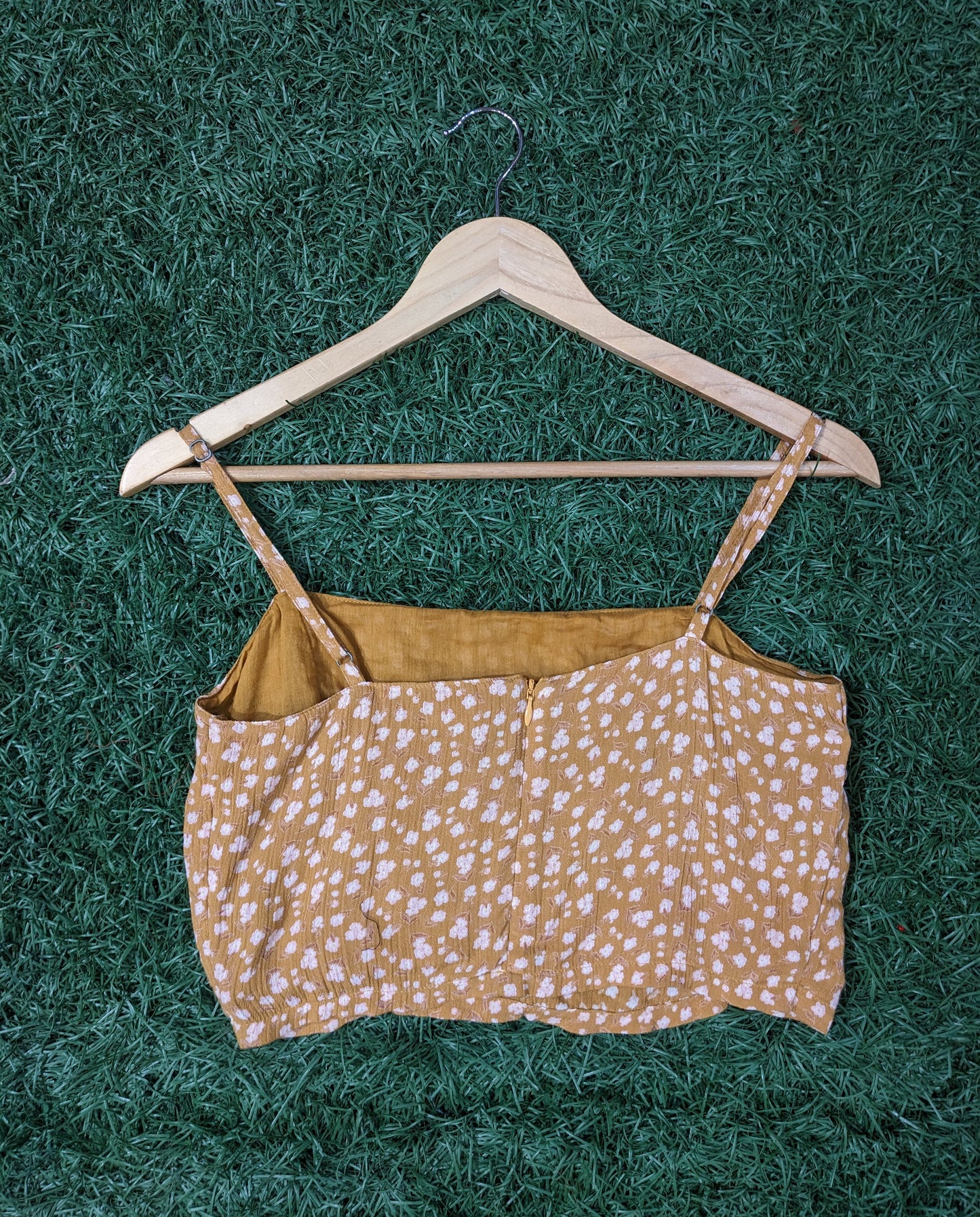 Brown Floral Top