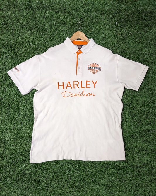 Motor Harley Davidson Cycles Polo Tee