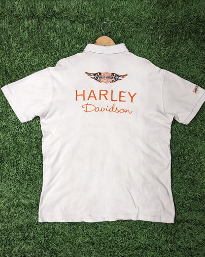 Motor Harley Davidson Cycles Polo Tee