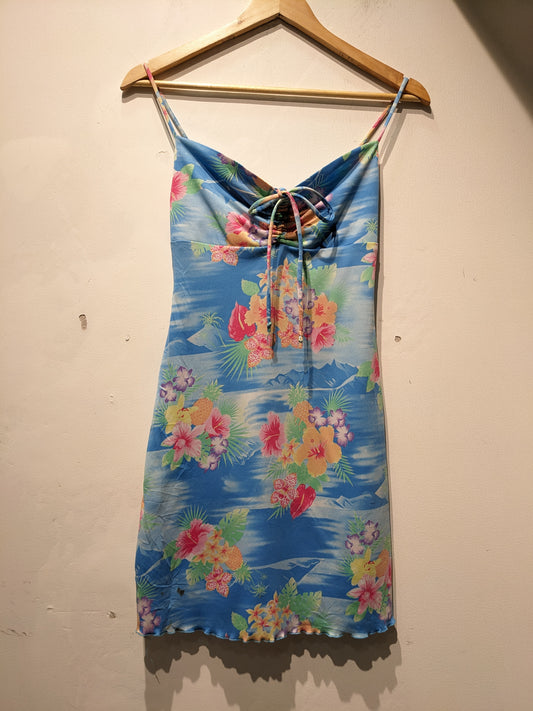 Sky Blue Beachy Y2K Dress