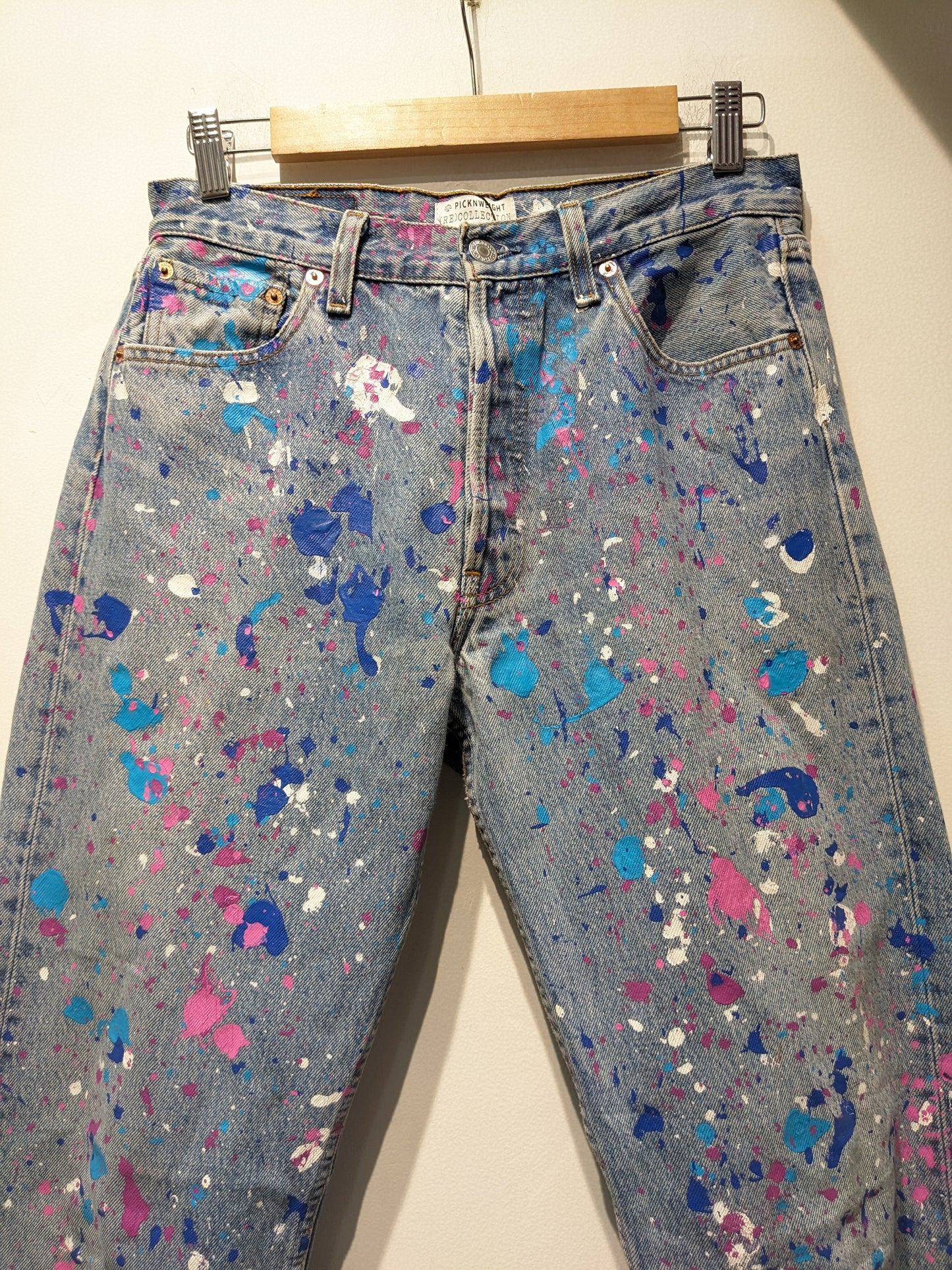 Upcycled In Germany Hand Painted Jeans