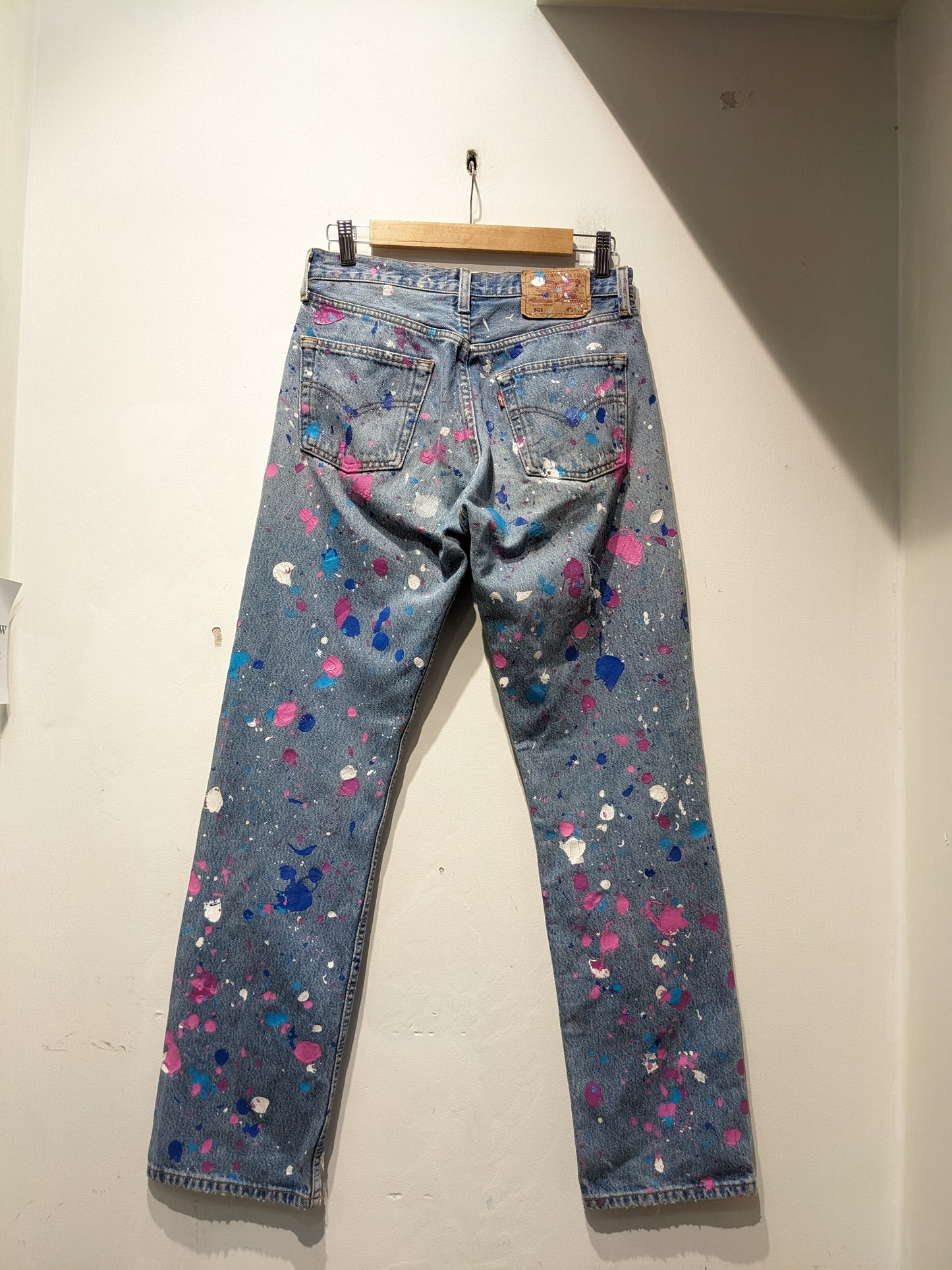 Upcycled In Germany Hand Painted Jeans