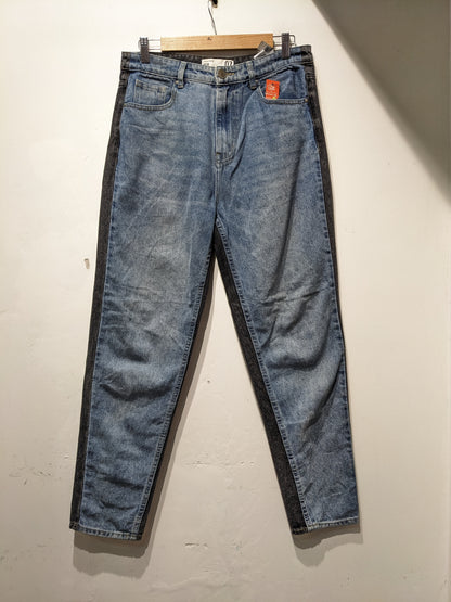 Refuge Black & Blue Denim pants