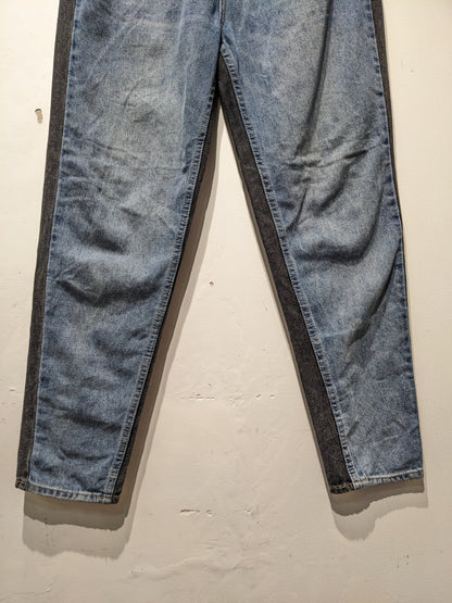 Refuge Black & Blue Denim pants