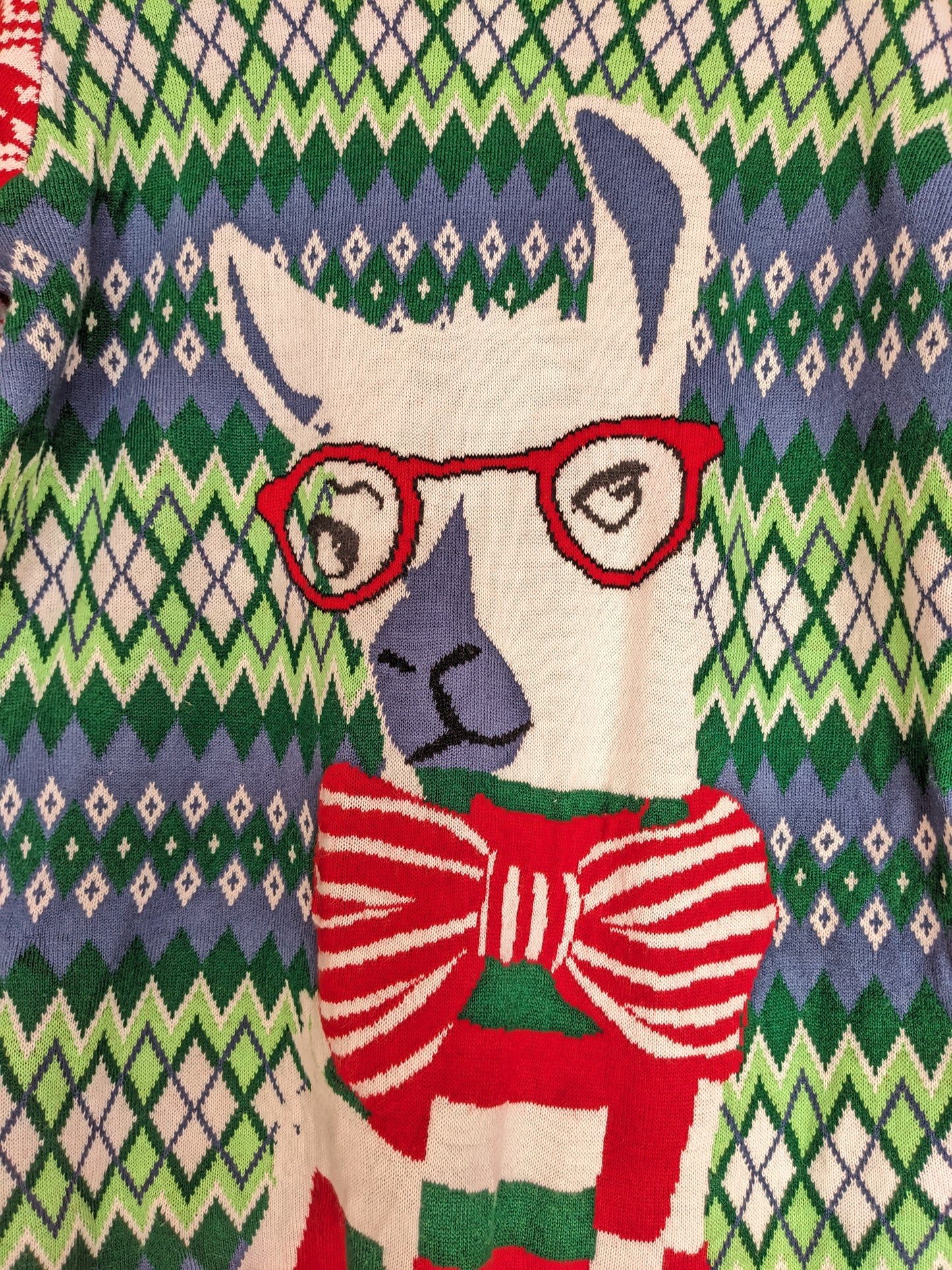 Crazy Christmas Llama Sweater