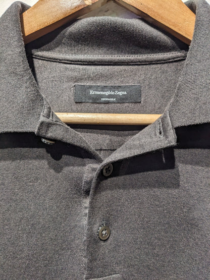 ERMENEGILDO ZEGNA GREY SWEATER FULL SLEEVES