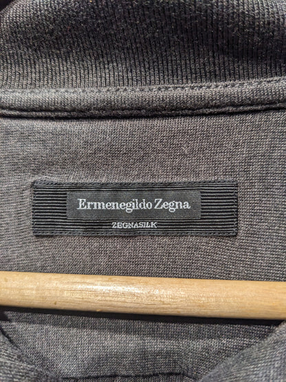 ERMENEGILDO ZEGNA GREY SWEATER FULL SLEEVES