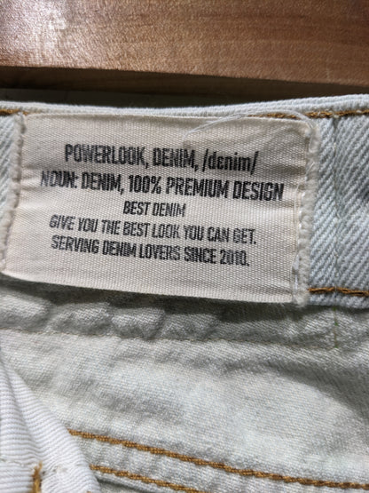 Powerlook Light Wash Denim Cargo