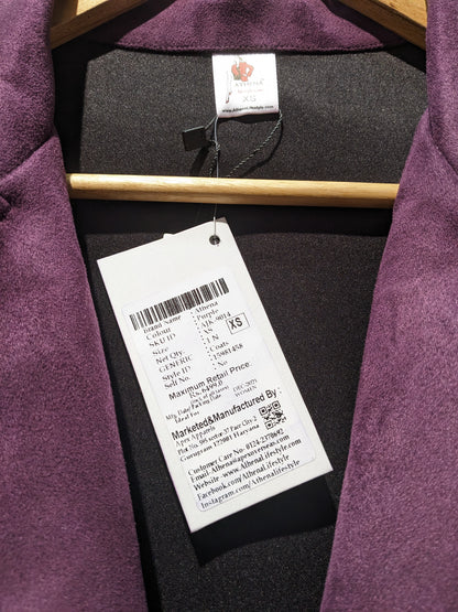 Purple Trench Coat