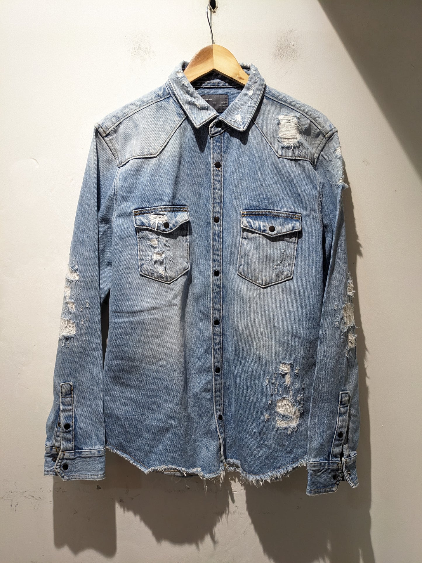 Zara man blue denim jacket