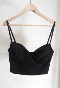 ZARA Bustier Top with back detail