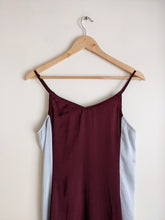 Load image into Gallery viewer, Cord Maroon/Silver Maxi Dress
