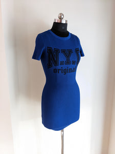H&M NYC Blue Dress