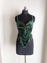 Load image into Gallery viewer, Green Velvet Bodysuit
