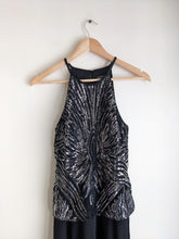 Load image into Gallery viewer, bebe Black Embroidered Jumpsuit
