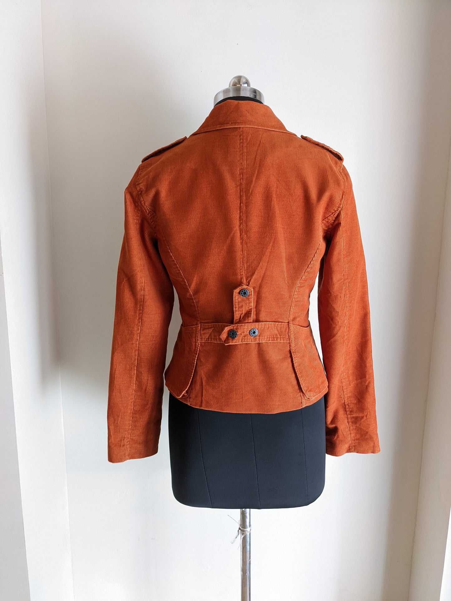 Vero Moda Rust Orange Corduroy Jacket