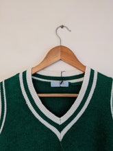 Load image into Gallery viewer, 22  Green Sweater Vest
