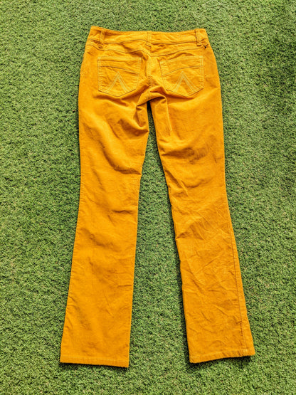 Delias Yellow Corduroy Pant