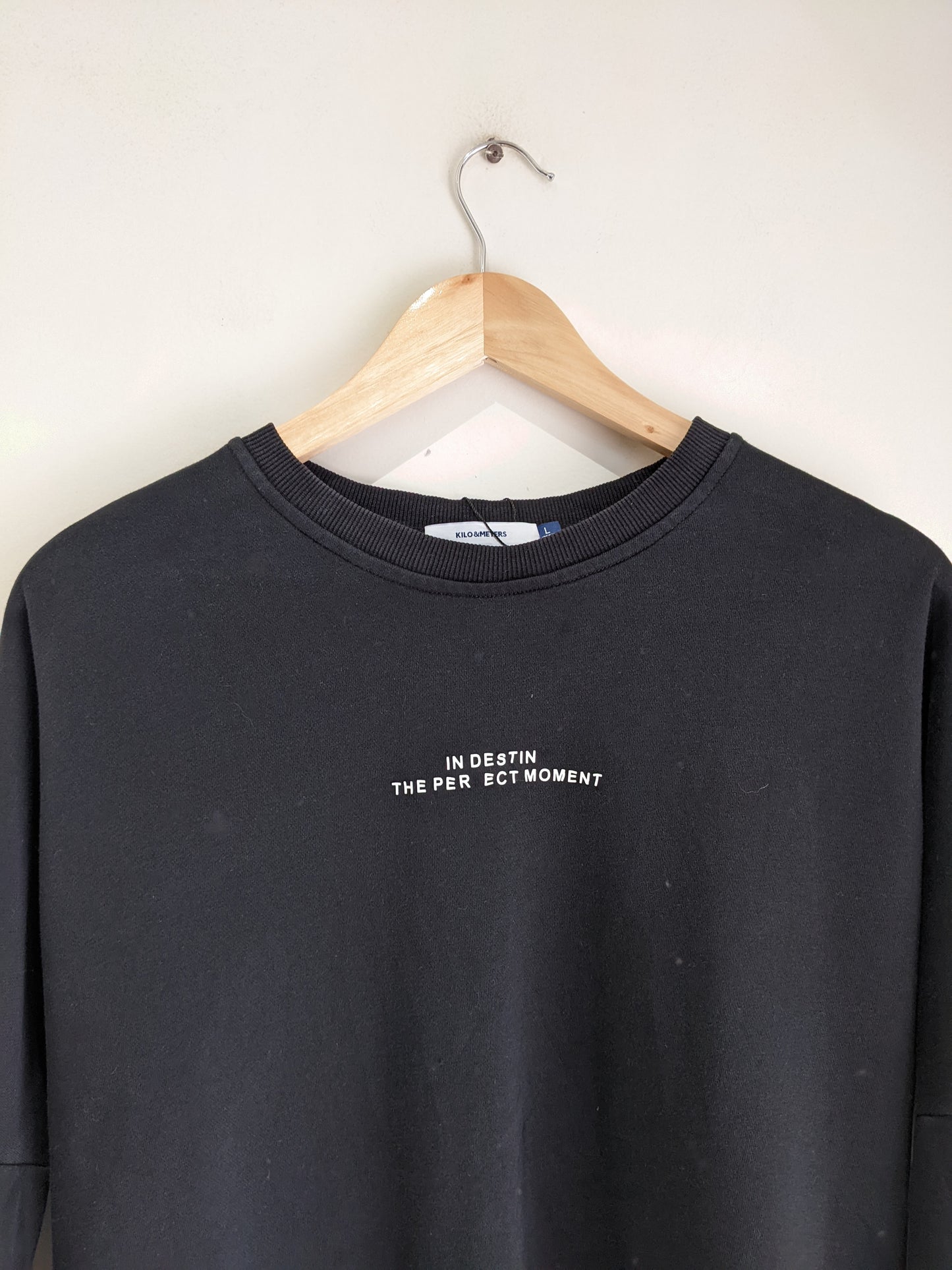 Kilo & Meters Indfoying Black Sweatshirt