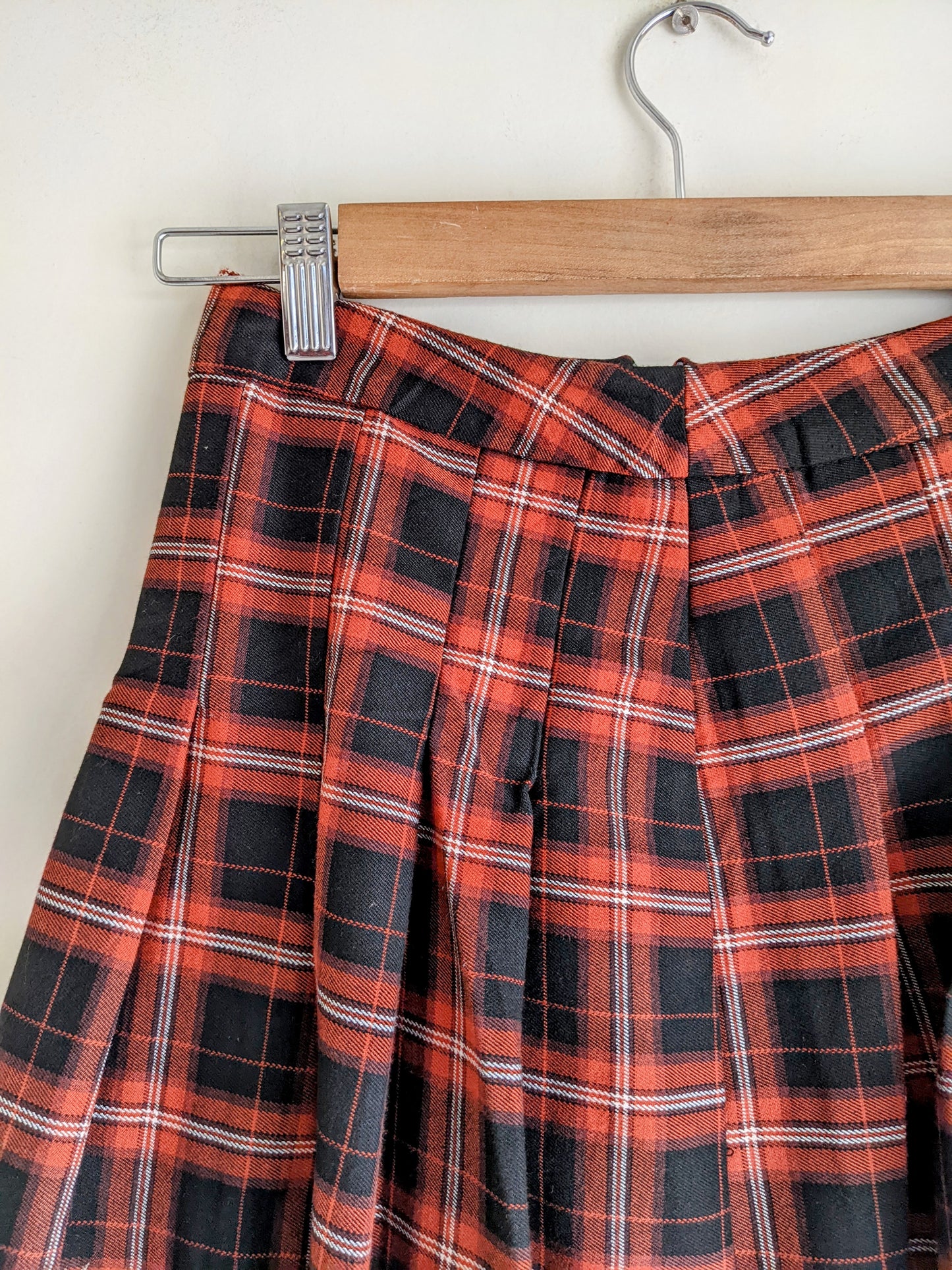 New Look Checked Plaid Skirt
