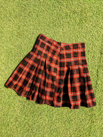 New Look Checked Plaid Skirt