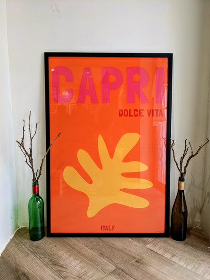 CAPRI Dolce Vita Italy Poster