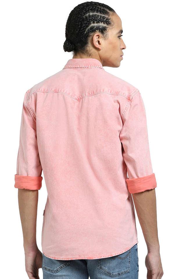 Jack & Jones Peach Denim Shirt