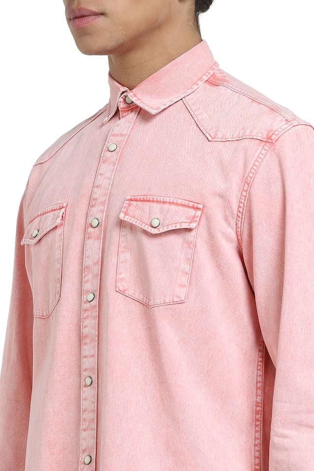 Jack & Jones Peach Denim Shirt