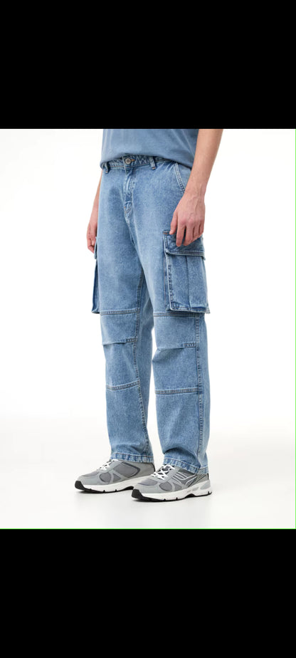 Terranova Blue Workwear Cargo Pants