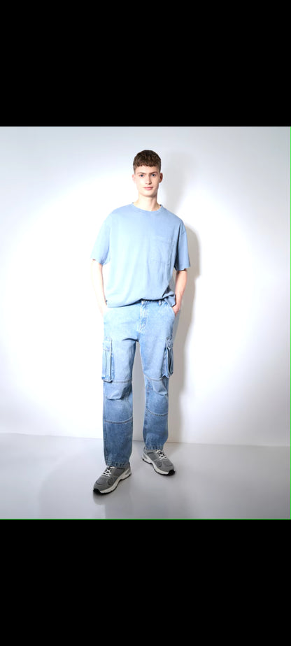 Terranova Blue Workwear Cargo Pants