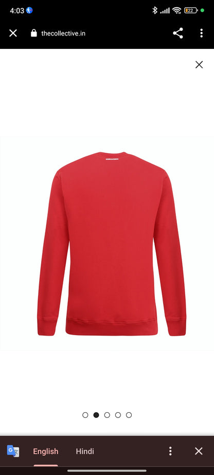 DSQUARED2 Red Sweatshirt