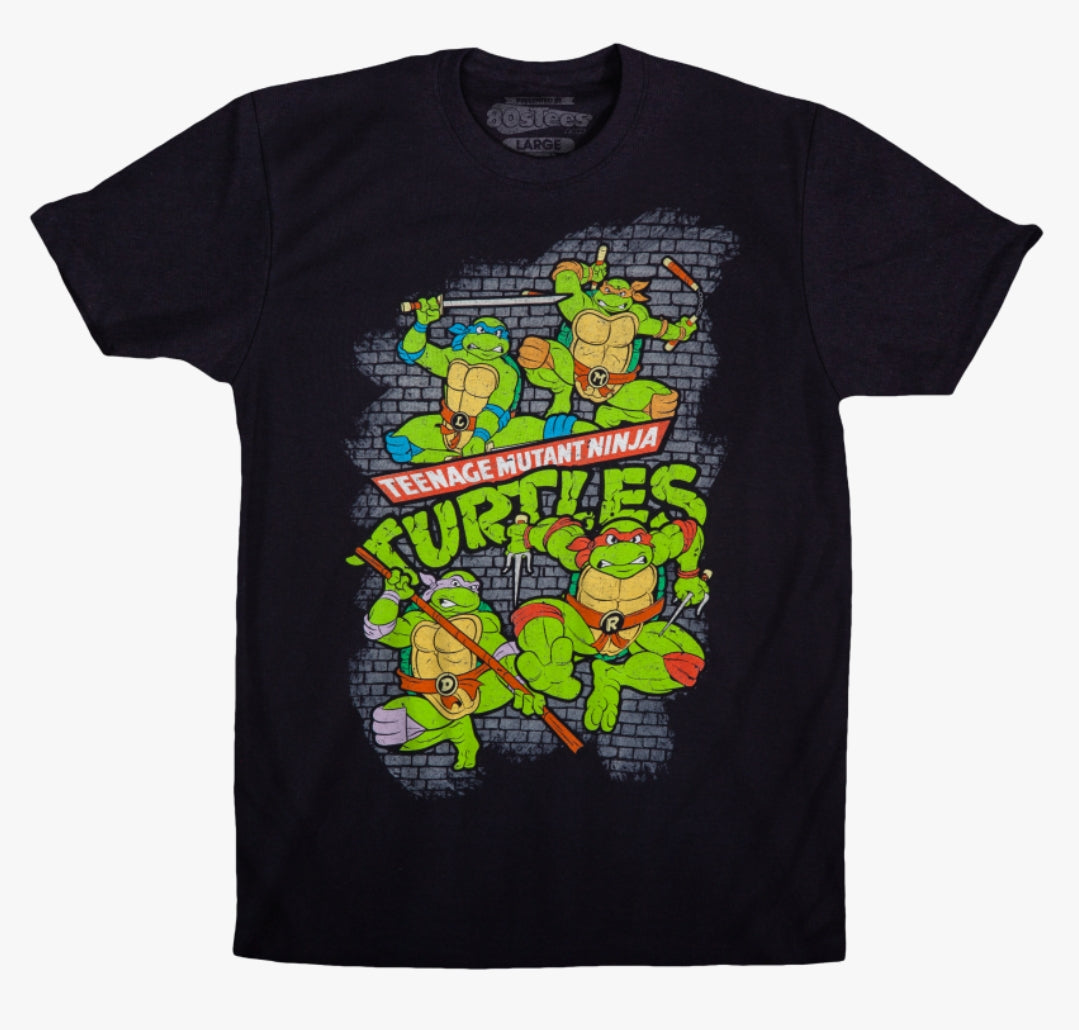 Teenage Mutant Ninja Turtles Black Tees