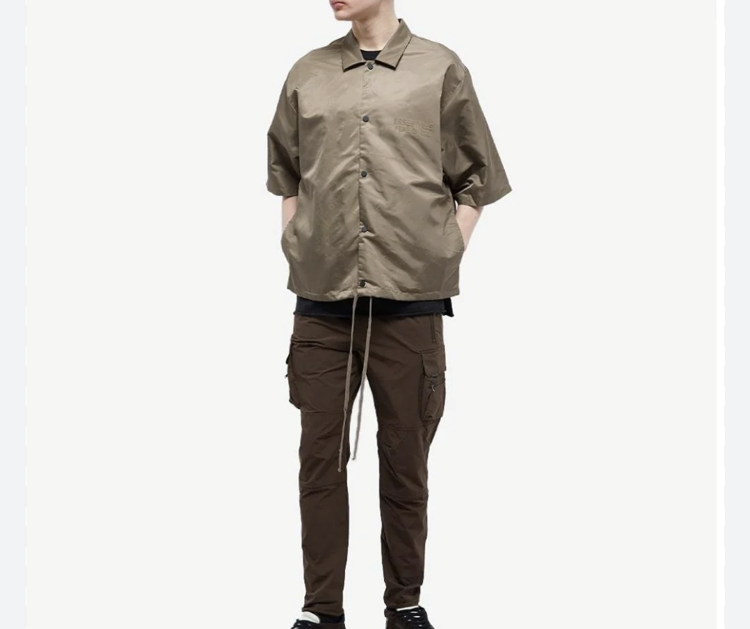 Essentials Fear Of God Nylon Short Sleeve Shirt