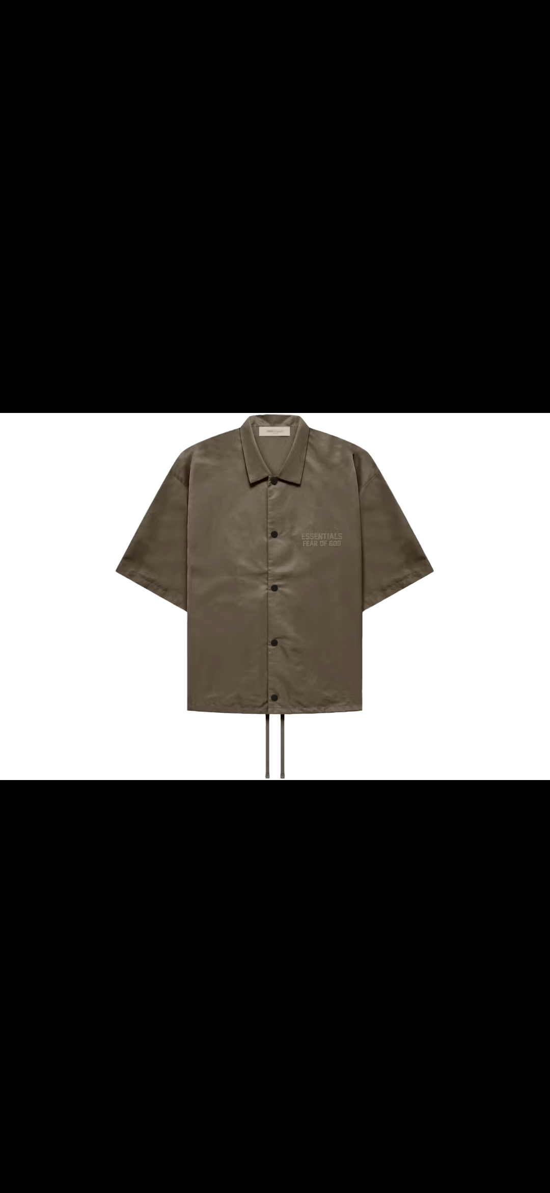 Essentials Fear Of God Nylon Short Sleeve Shirt