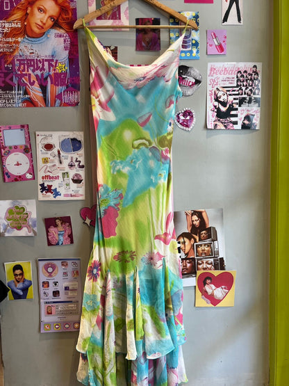 2000's Rom Com Coded Floral Slip Dress