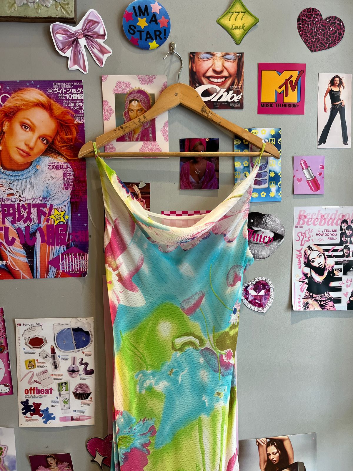 2000's Rom Com Coded Floral Slip Dress