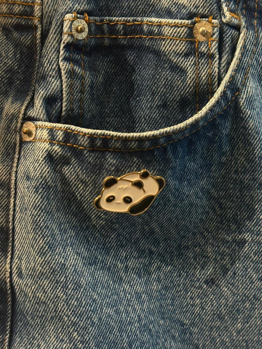 Sleepy Panda Pin